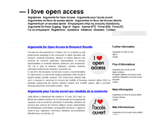 Tablet Screenshot of iloveopenaccess.org